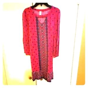 Rasberry Justice Girls dress size plus